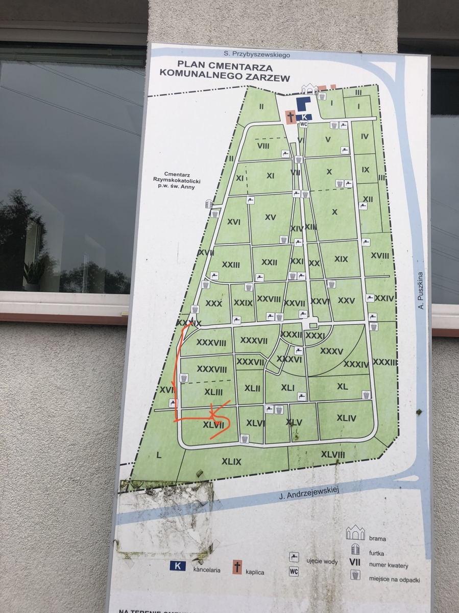 Cmentarz Komunalny Zarzew w Łodzi [kliknij i zobacz - mapa]