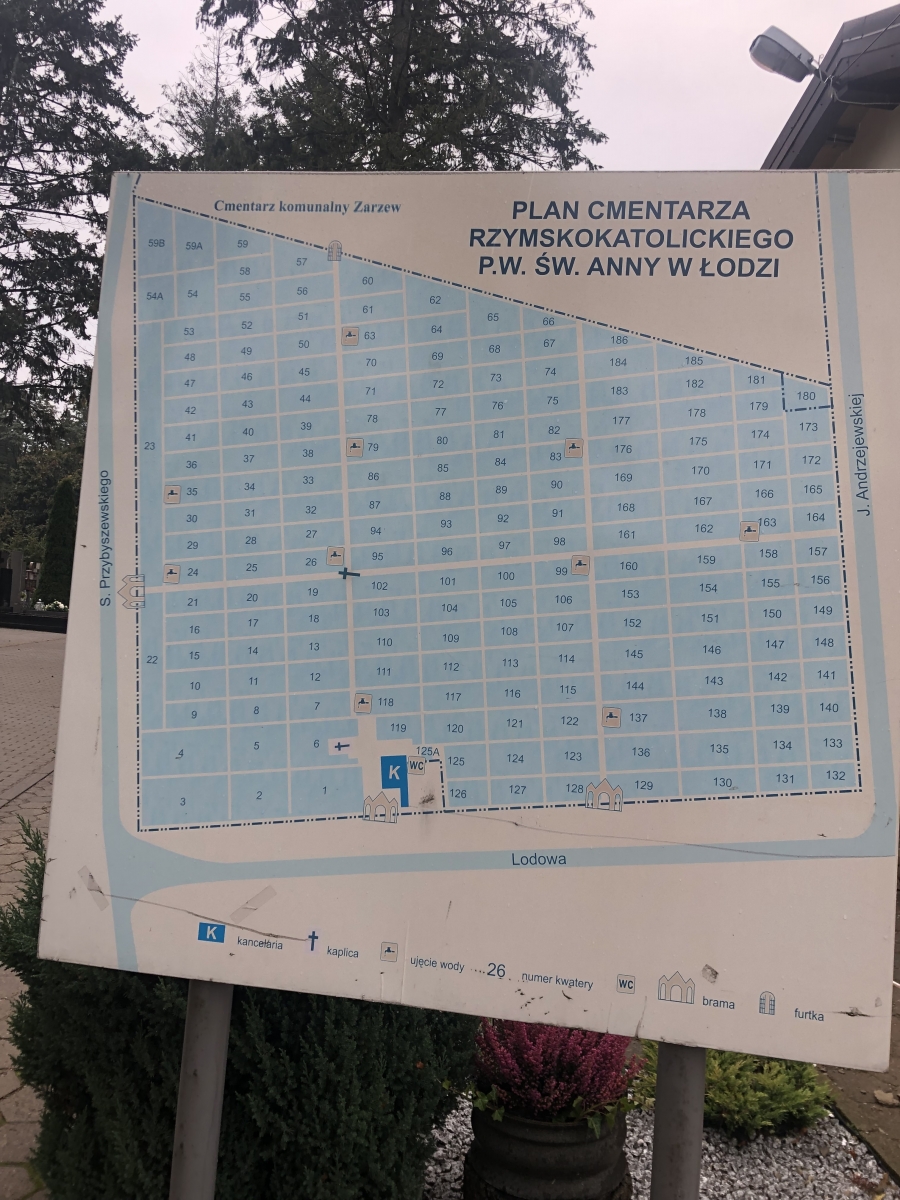 Cmentarz Rzymskokatolicki p. wezw. św. Anny w Łodzi [kliknij i zobacz - mapa]